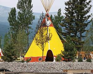 Tipi At Club Glacier
